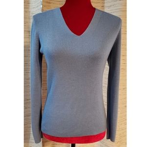 Ann Taylor wool blend sweater Small in BLUE